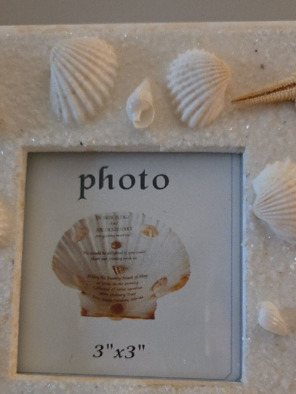 Ceramic Shell Photo Frame - Picture 5 of 11